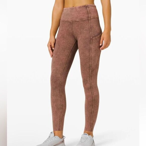 NWOT Lululemon Fast and Free HR Tight 25”  Iced Dye C34 - Picture 1 of 14